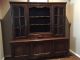 Antique Country French Oak China Hutch/bookcase 1900-1950 photo 1