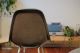 Eames Herman Miller Shell Chair 27 - Brown Wool,  Black Fiberglass Mcm Mid-Century Modernism photo 3