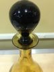 Mid Century Modern Decanter Gold And Black Made In Portugal Mid-Century Modernism photo 1