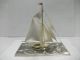 The Sailboat Of Silver985 Of Japan.  100g/ 3.  53oz.  Takehiko ' S Work. Other Antique Sterling Silver photo 2