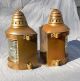 Antique Pair Perko Brass Ships Lanterns Marine Complete W/ Oil Lamps Great Shape Lamps & Lighting photo 4