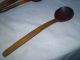 Old Wooden Old Spoon Primitev 4 Number Brown,  Europe,  Naive,  Primitive Wood Primitives photo 4