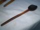 Old Wooden Old Spoon Primitev 4 Number Brown,  Europe,  Naive,  Primitive Wood Primitives photo 5