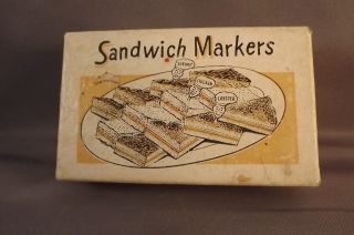 Antique Sandwich Markers From The 1950 ' S photo