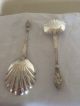 Silver Plated Apostle Serving Spoons With Oyster Shaped Bowls Cutlery photo 2