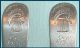 2 Old Sterling Sheaf Of Wheat Pattern Teaspoons Bright Cut/mono/5.  5 