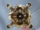 19thc Antique Victorian Era Art Glass Gilt Flower Painting Compote Brides Basket Bowls photo 8