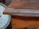 Antique Primitive Vtg Wooden Stool Old England Farmhouse Primitives photo 6