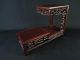 B4609: Chinese Wooden Karaki Shapely Incense Burner Table Stand Garden Other Chinese Antiques photo 1