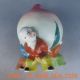 Chinese Colorful Porcelain Handwork Statues - - 3 Kid & Peach Other Antique Chinese Statues photo 3