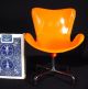 Miniature Sampler Egg Swan Chair Mid Century Modern Home Decor Pantone Orange Mid-Century Modernism photo 2
