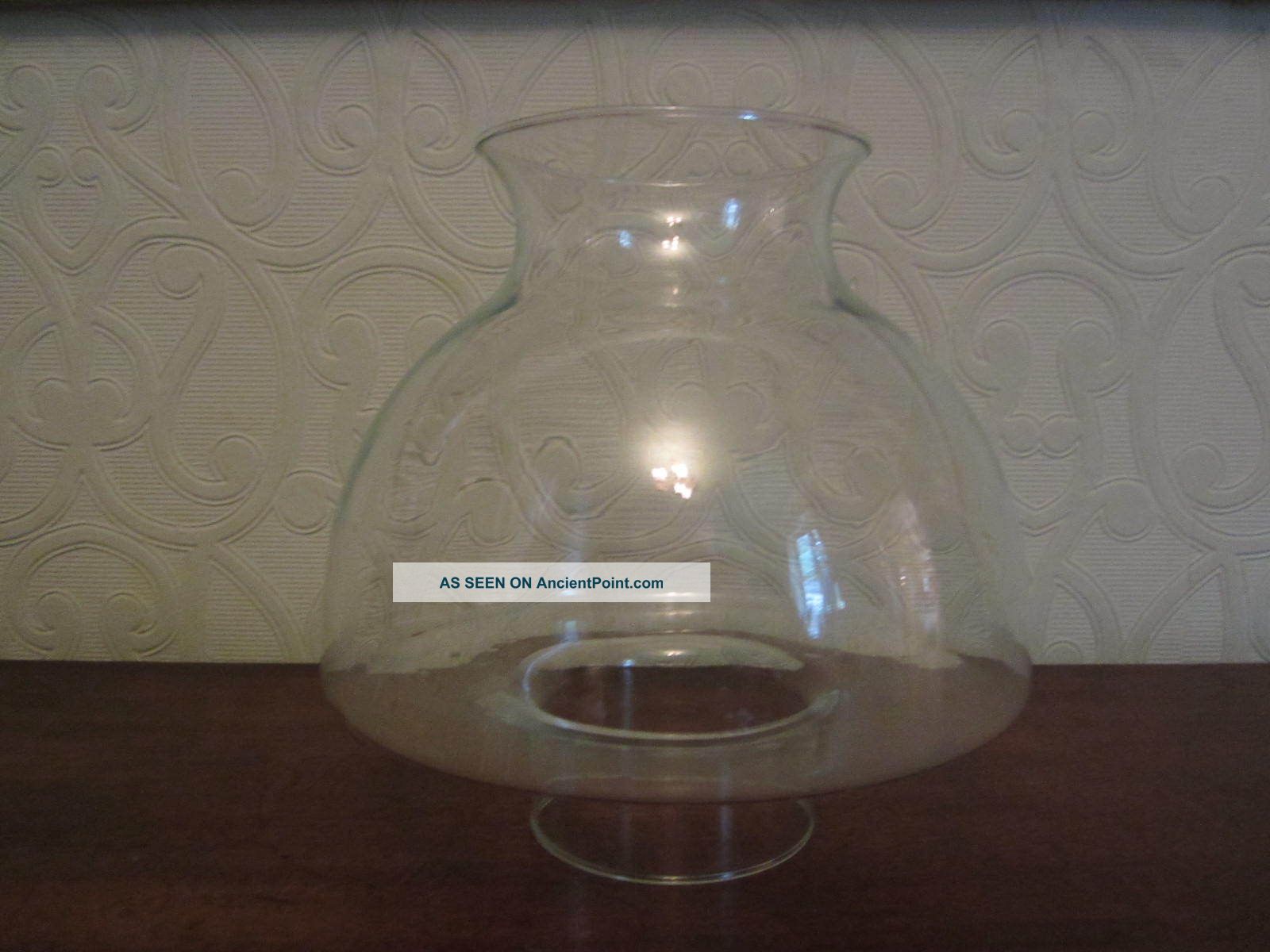 An Old Oil Lamp Shade 20th Century photo