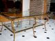 Rare Vintage Marge Carson Double Tier Coffee Table Gold Gilt Mastercraft Mid-Century Modernism photo 1