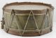 Antique Civil War Era Brass Rope Tension Snare Drum Percussion photo 3