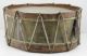 Antique Civil War Era Brass Rope Tension Snare Drum Percussion photo 4