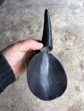 Ceremonial Spoon Made Of Water Buffalo Horn Lombok Indonesia photo