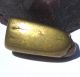 Rare Stunning Old Akan/ashanti Brass/copper Figurative Goldweight 9mm X 19mm Other African Antiques photo 1