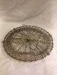 Vintage Wire Mesh Collapsible Egg Basket Strainer Metal Country Farmhouse France Primitives photo 1