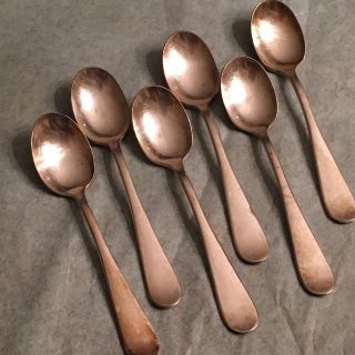 6 Spoons Marked Victor S Co.  A1 Is Overlay photo