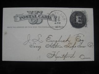 Aetna Insurance Co 1880 Capt B Carver Sea Permit Portland Maine Nr photo