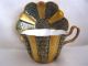 Vintage Royal Stuart Green Gold Cup Saucer Enamelled Decoration Cups & Saucers photo 1