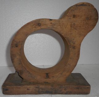 India Vintage Wood/wooden Parts Mold/mould For Foundry 80,  Years Old Military? photo