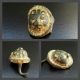 Medieval Bronze And Gold Knights Templar Lion Mount 12th - 14th Century A.  D European photo 1