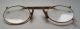 A Antique Yellow Metal Pince Nez Spectacles Other Antique Science, Medical photo 1