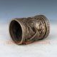 Chinese Silver Copper Handwork Eagle Brush Pots W Xuande Mark Brush Pots photo 4