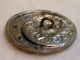 Scarce Antique Button Crescent Moon W/cut Steels Volcano Erupting 1 Inch Buttons photo 1