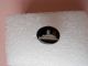 Antique 19th C Oval Shiny Black Glass Button W/ Gold & White Spinx Buttons photo 5
