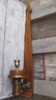 Tall Vintage Mid Century Wooden Taper Candle Wall Sconce Home & Garden Light Primitives photo 9