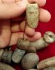 Pre Columbian Mayan Stone Necklace - Incised Glyph Beads - Antique - Artifacts - Olmec The Americas photo 3
