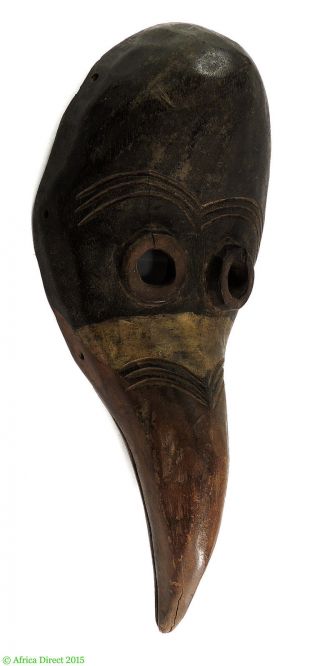 Baga Bird Mask Long Beak Guinea African Art photo
