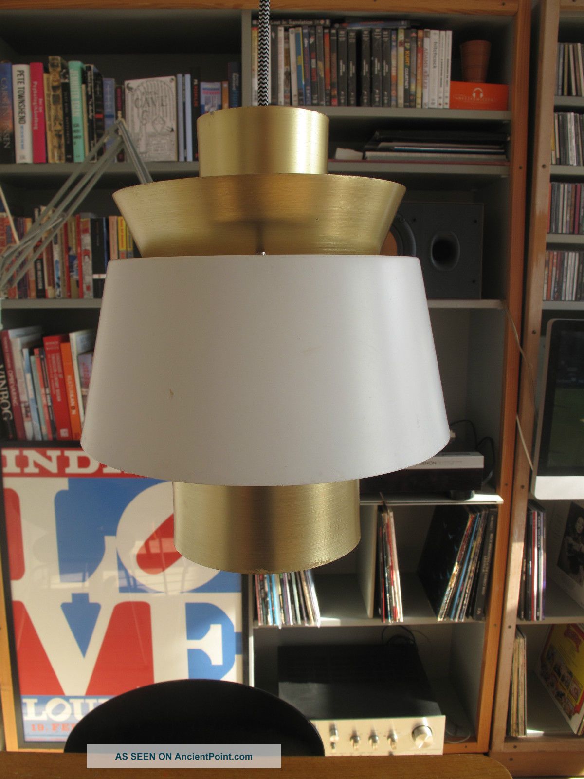 1940 ' S Tivoli Lamp JØrn Utzon Nordisk Solar Mid Century Modern Danish Large 20th Century photo