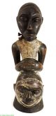 Ejagham Ekpa Society Figure Surmounting A Head Nigeria African Was $165.  00 Sculptures & Statues photo 4