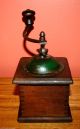 Antique Country Primitive Wooden Coffee Grinder; Old Coffee Bean Mill Other Antique Home & Hearth photo 9