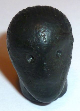 Very Rare Viking - Norsk Bronze Statuette - Mask Of God Odin 8 - 10th Ad (102) photo