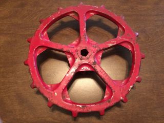Antique Steel Industrial Gear Wheel Sprocket Cog Steampunk Art Gandy photo