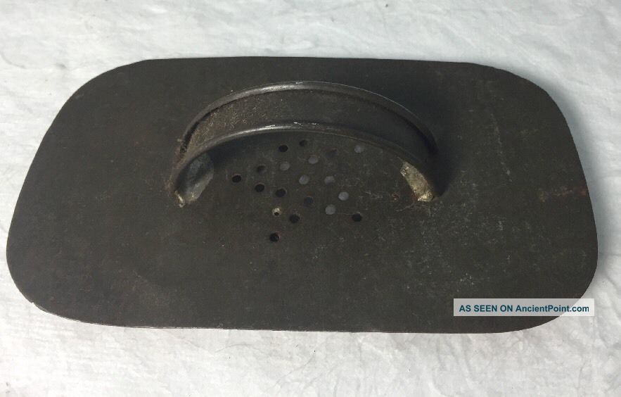 Antique Tin Cookie Cutter Soldier Police Man Cop Folk Art Rare Primitives photo