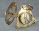 Vintage Pittsburgh Brass Sundial Compass Lever - Estate Find Compasses photo 2