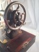 Antique Sewing Machine Domestic Brand Rotary Vintage Electric With Cover & Pedal Sewing Machines photo 6