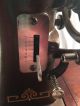 Antique Sewing Machine Domestic Brand Rotary Vintage Electric With Cover & Pedal Sewing Machines photo 8