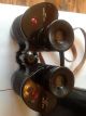 Vintage Wwii Binoculars W Leather Case - R.  E.  L.  Canada 1944 Optical photo 3