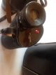 Vintage Wwii Binoculars W Leather Case - R.  E.  L.  Canada 1944 Optical photo 5
