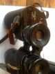 Vintage Wwii Binoculars W Leather Case - R.  E.  L.  Canada 1944 Optical photo 6