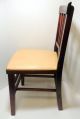 Antique 1940 ' S Vintage Fbmco Padded Seat Leg - O - Matic Folding Chair Restained Vgd 1900-1950 photo 1