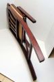 Antique 1940 ' S Vintage Fbmco Padded Seat Leg - O - Matic Folding Chair Restained Vgd 1900-1950 photo 4
