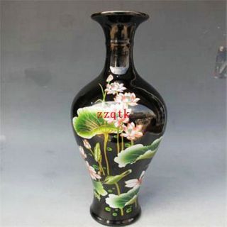 Chinese Old Color Ceramic Handwork Vase photo