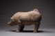 Very Large Ancient Chinese Pottery Han Dynasty Figure Of A Boar / Pig - 206 Bc Far Eastern photo 3